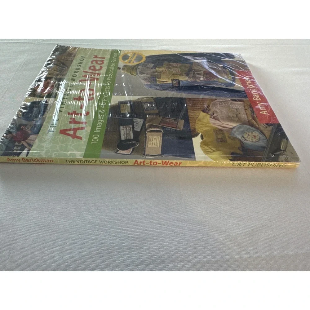 Amy Barickman Vintage Workshop Art-to-Wear Book CD-ROM 100 Images 40 Projects
